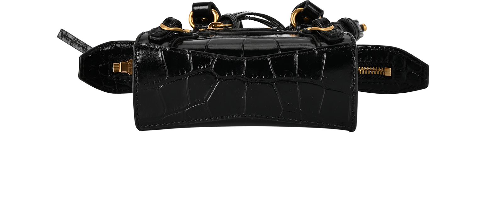 Nano City Bag, &pound;850, Handbags, Black, Leather, Top view